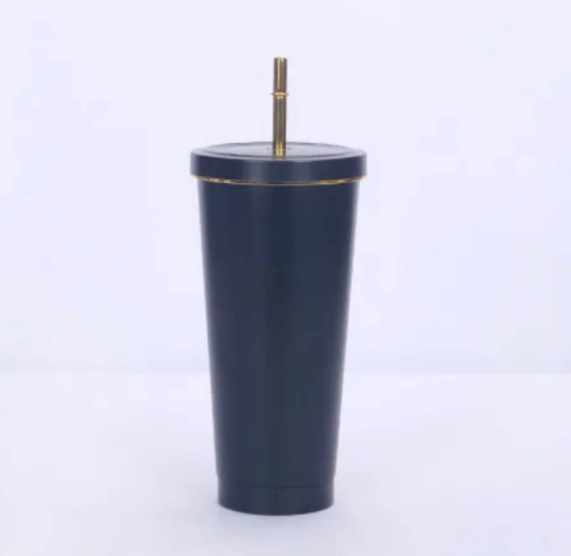 Subli Vinyl Blanks - Wholesale Insulated Mug/Tumbler - Stainless Steel insulated Tumblers with gold rim0