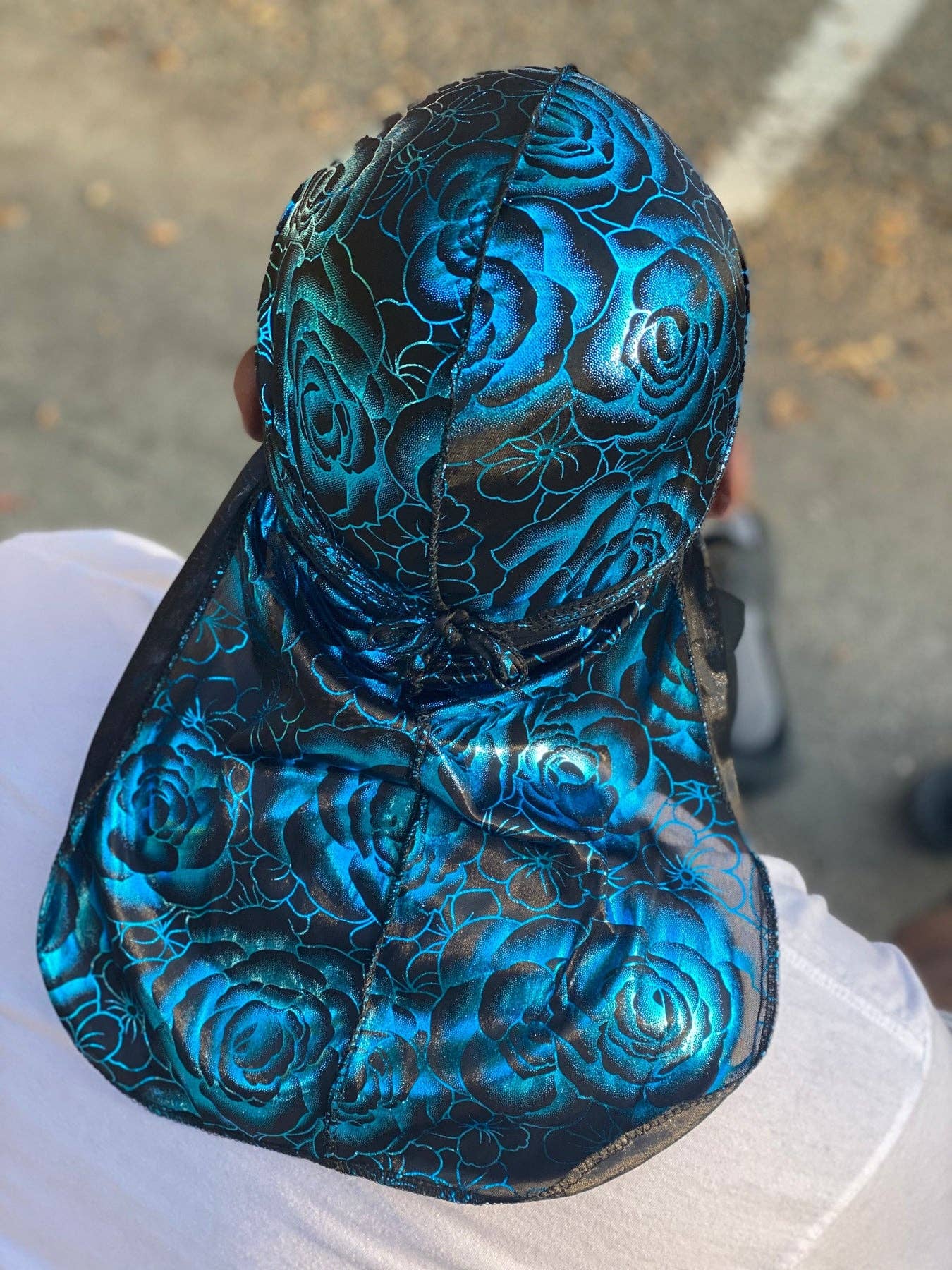 Taelor Boutique - Vente Serviettes à cheveux - Silky Durag à imprimé rose clair1