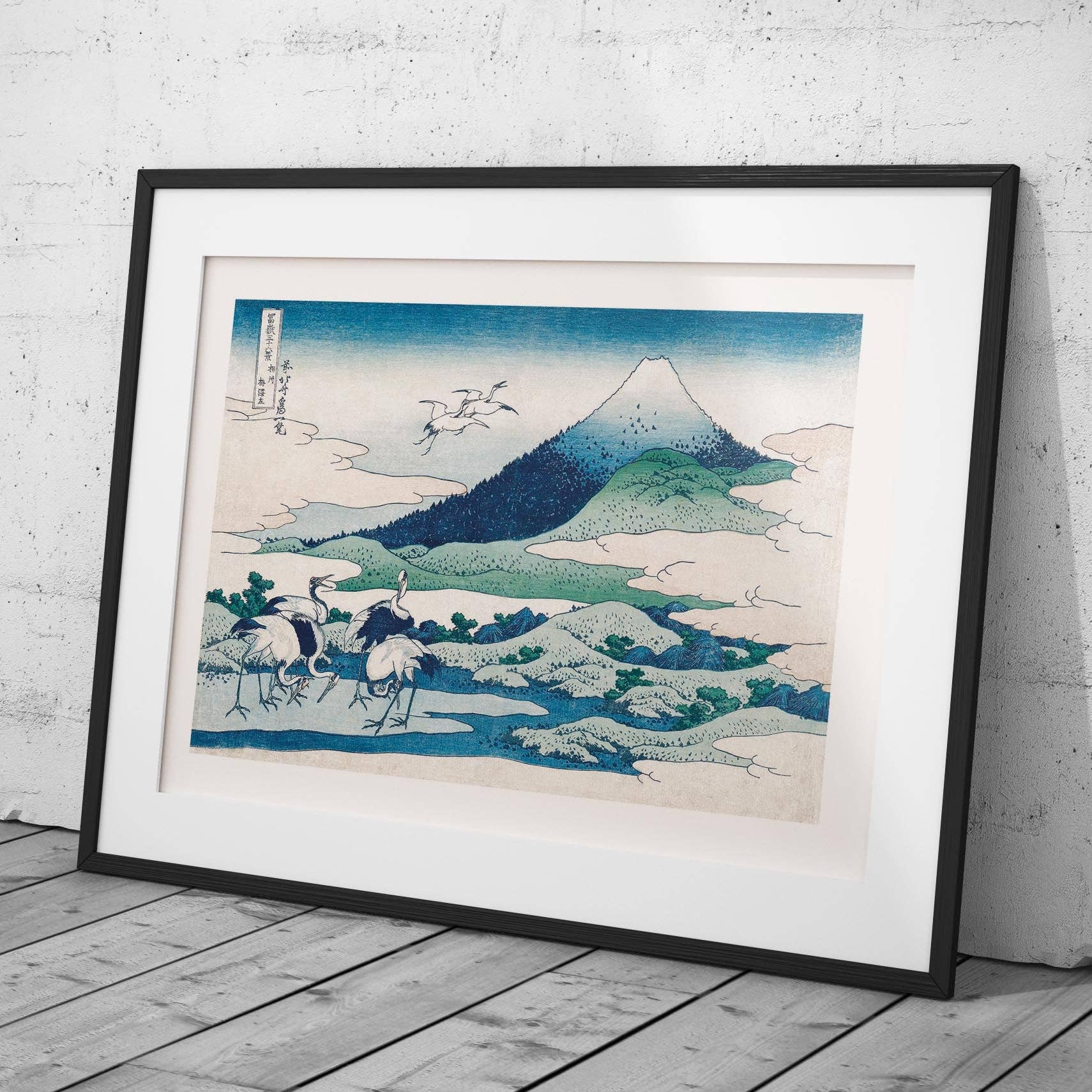 House Prints - Wholesale Art Print - Umezawa Manor in Sagami Province - Katsushika Hokusai - Rolled Poster Wall Art Print3