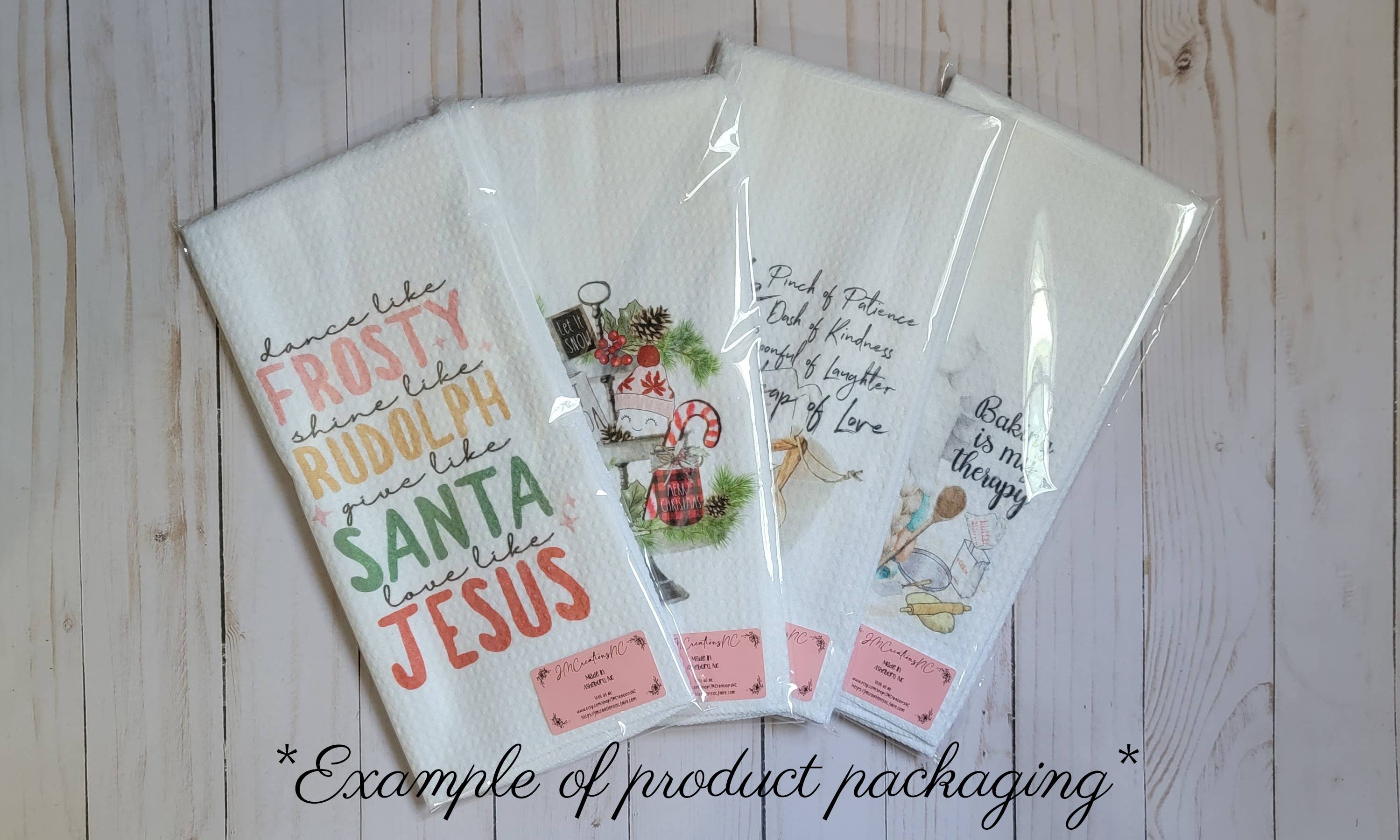 JMCreationsNC - Wholesale Tea Towel - 16"x24" It's All Good Til You Burn Your Weiner Waffle Towel11