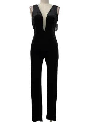 LONG BLACK JUMPSUIT 7765 for wholesale by EMMA WU DESIGN
