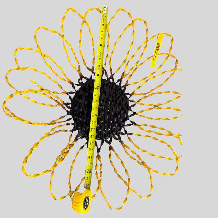 Blue Goat Garden Decor - Vendita all'ingrosso Decorazione da parete 3D - Arte da Parete in Metallo Colorato a Forma di Girasole2