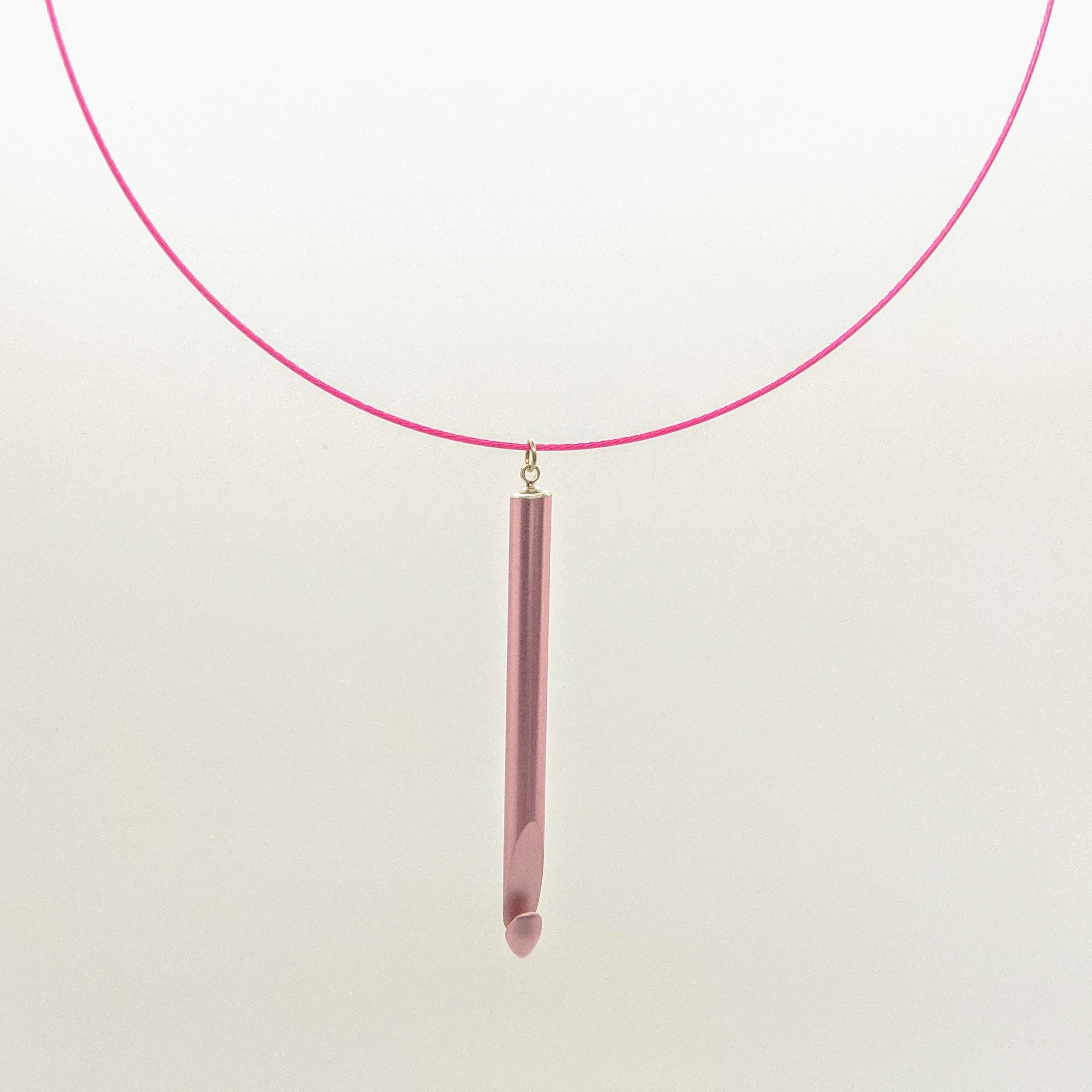 Amy Pfaffman Jewelry - Wholesale Individual Charm/Pendant - Pointed knitting needle pendant on cable1