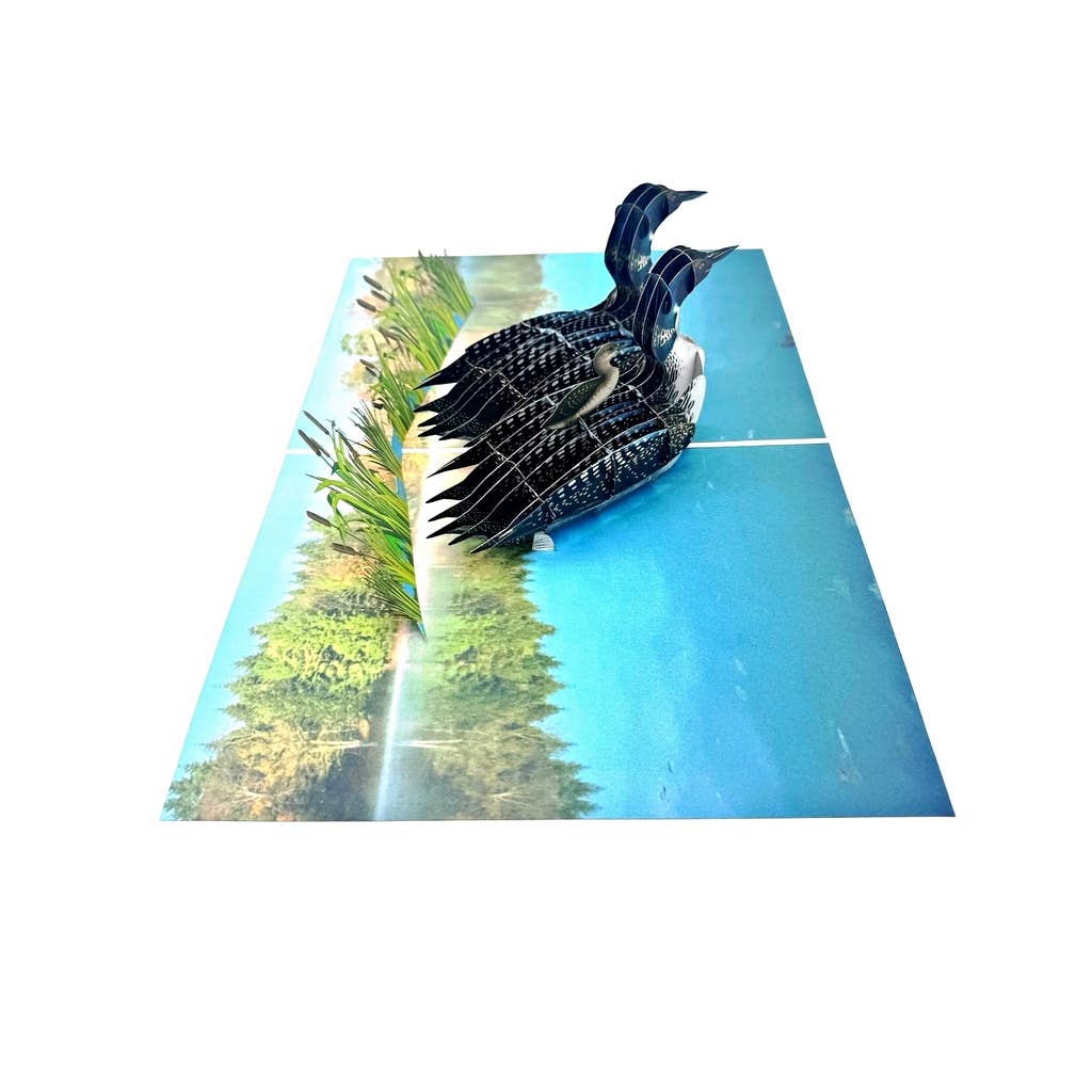 Wonder Paper Art - Wholesale Gewone wenskaart - Loon Familie Pop-up Kaart2