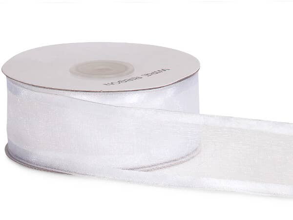 Nashville Wraps - Wholesale Ribbon - Gift Wrapping - Wired Satin Edge Sheer Ribbon0