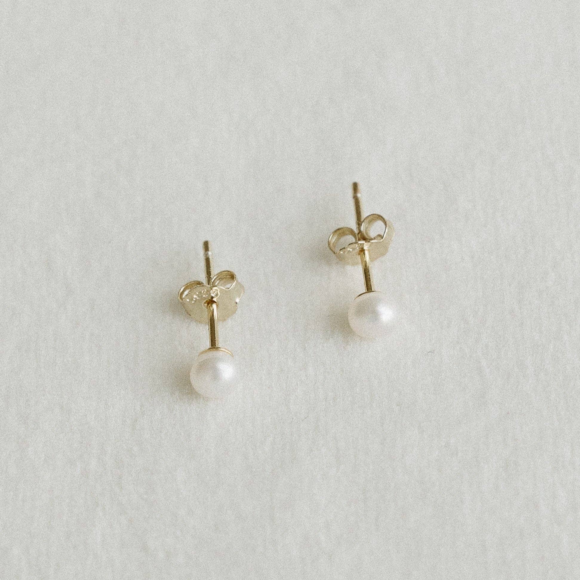 PETITE GOLD - Wholesale Knopjes/oorstekers - Pearl Studs