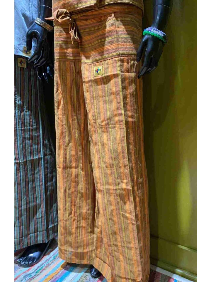 Katmandu Trading Co. - Wholesale Pants – Women's - Thai Fisher Cargo Pocket Pants – Prepack of 4 Colors: Stripe4