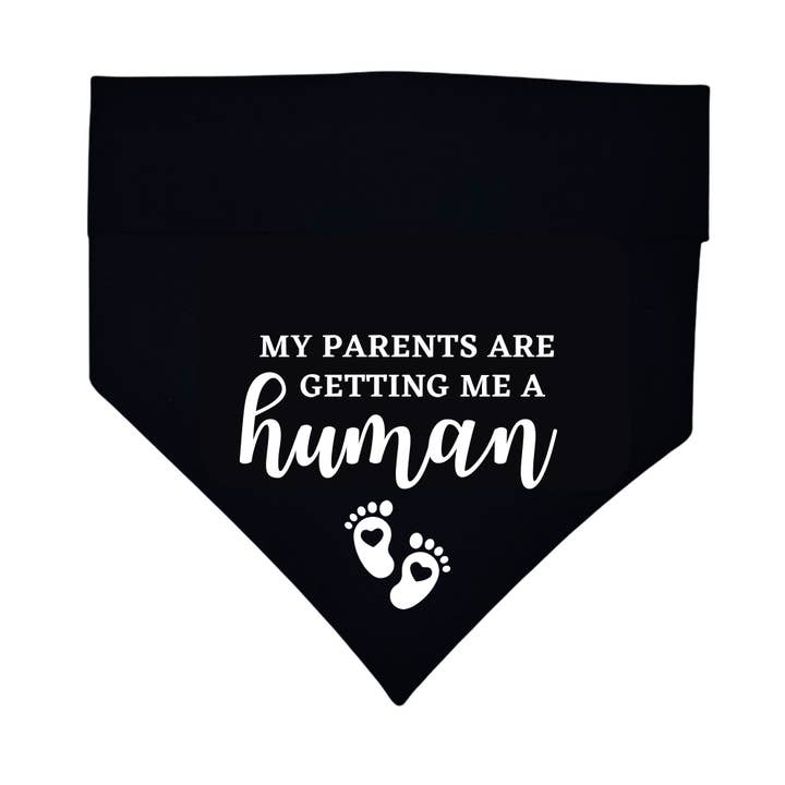 Pregnancy Announcement Dog Bandana for wholesale by ECO4PAWS
