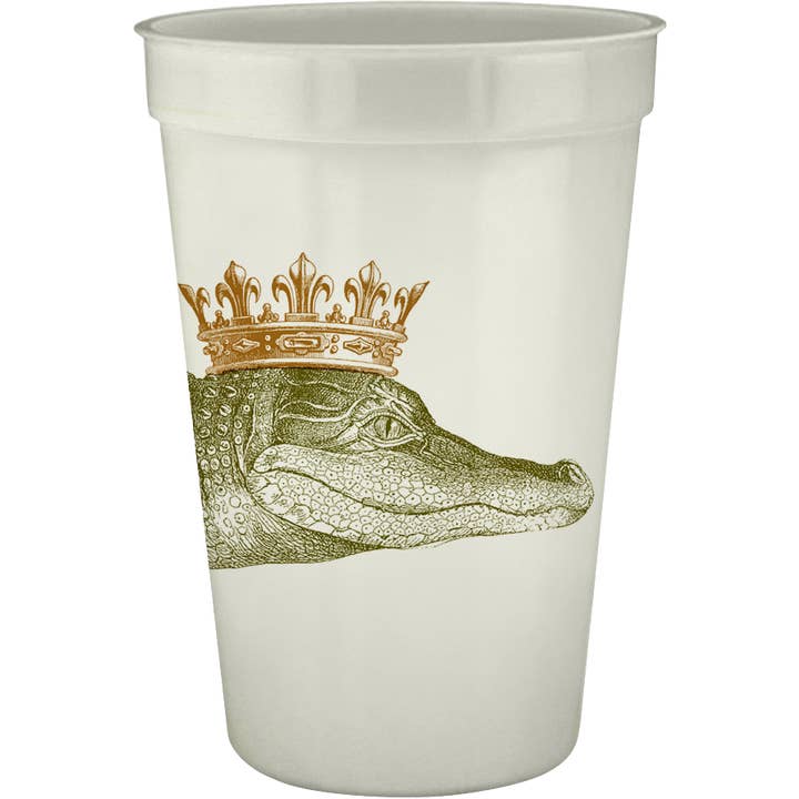 Alexa Pulitzer - Wholesale Disposable Cup - King Gator 16oz Pearlized Cups