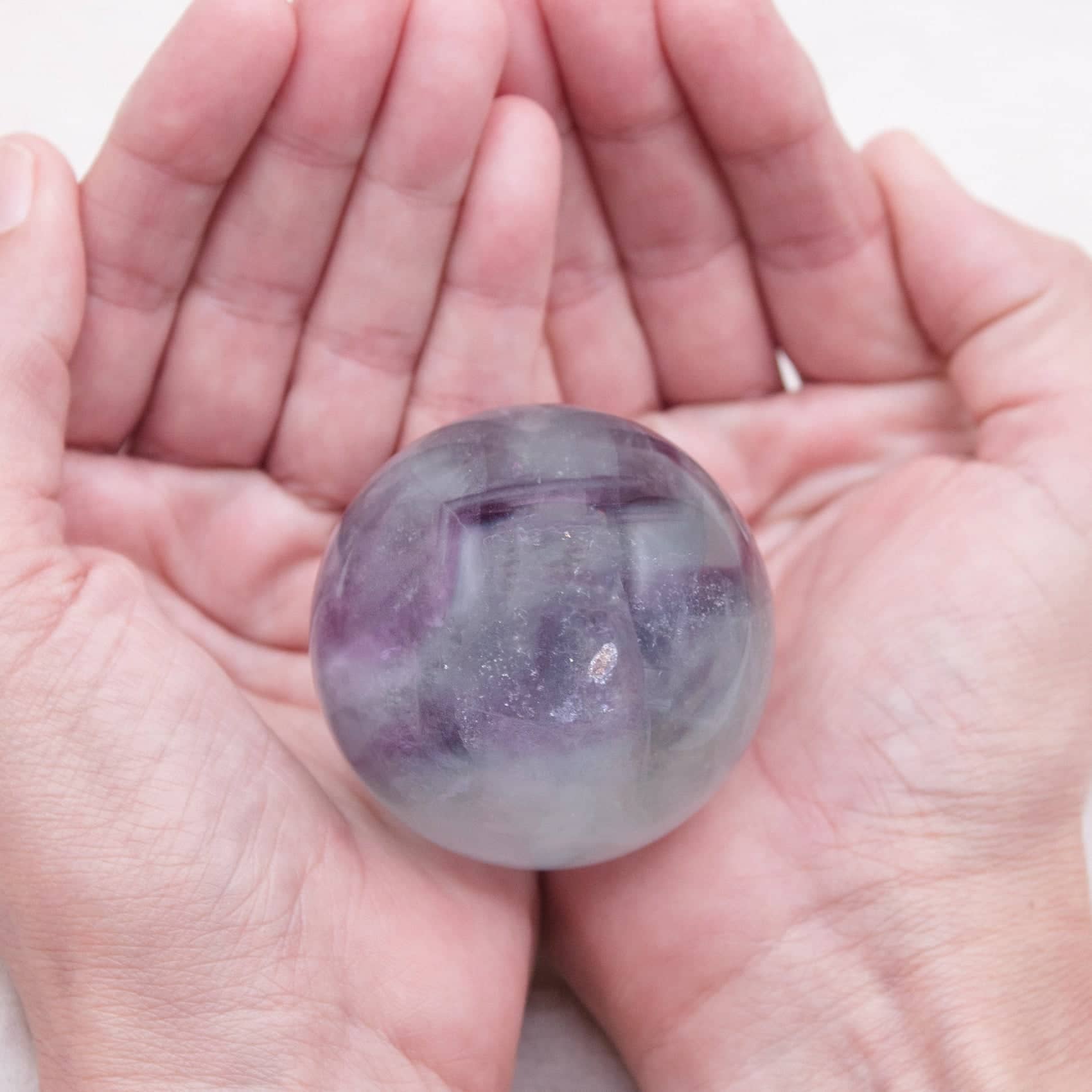 Tiny Rituals - Wholesale Spiritual Stone/Crystal - Rare Rainbow Fluorite Spheres - AAA Premium Quality38