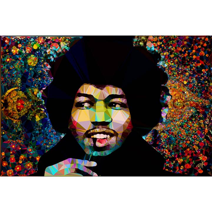 Jimi (III) van Baiba Auria - gesigneerde Giclée-print voor wholesale door Egoiste Gallery