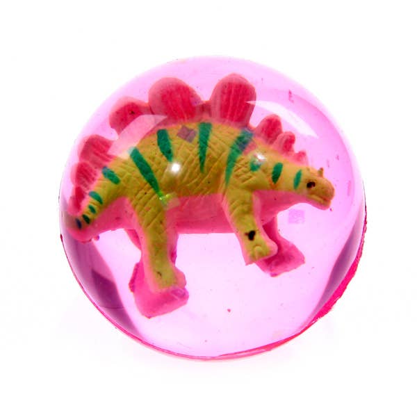 Puckator Ltd - Wholesale Classic Toy - Kids - Dinosaur Rubber Bouncy Ball