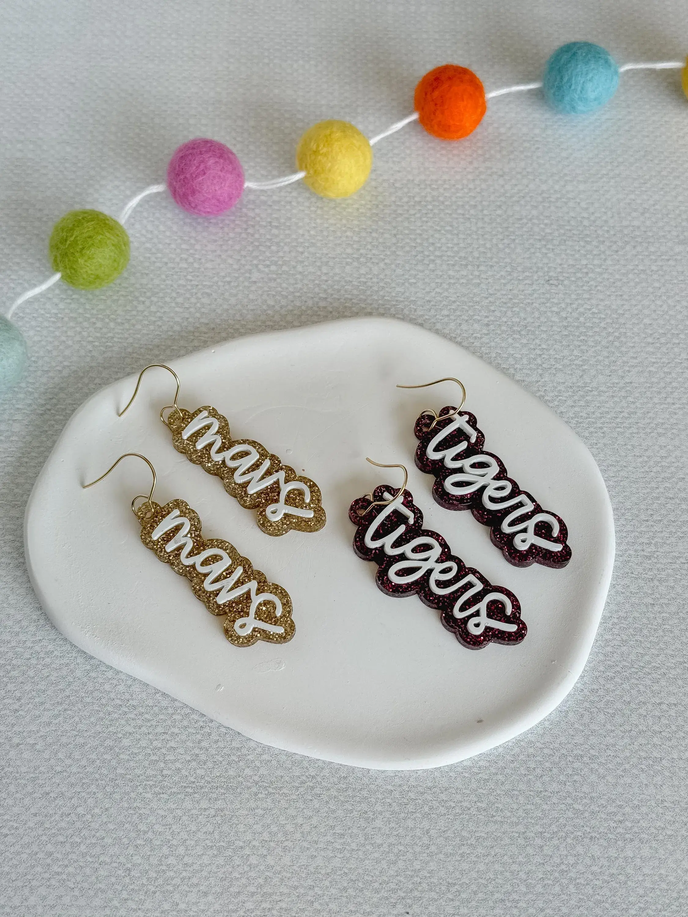 TART Design Co. LLC - Wholesale Dangle Earrings - Game Day Mascot Earrings5