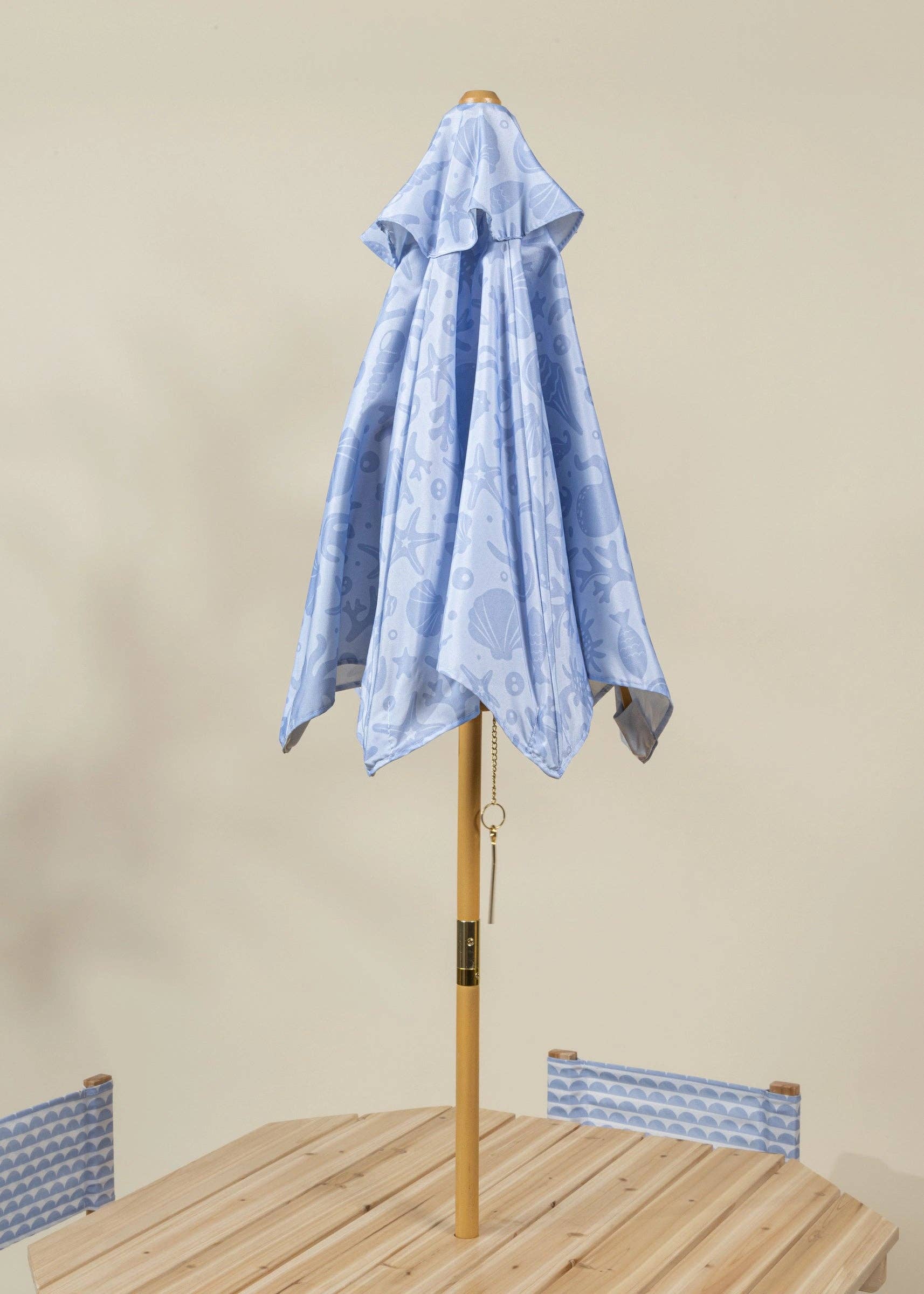 Coco Village - Wholesale Patio Set - Kids’ Patio Set 4 Chairs and Parasol–Under the Sea4