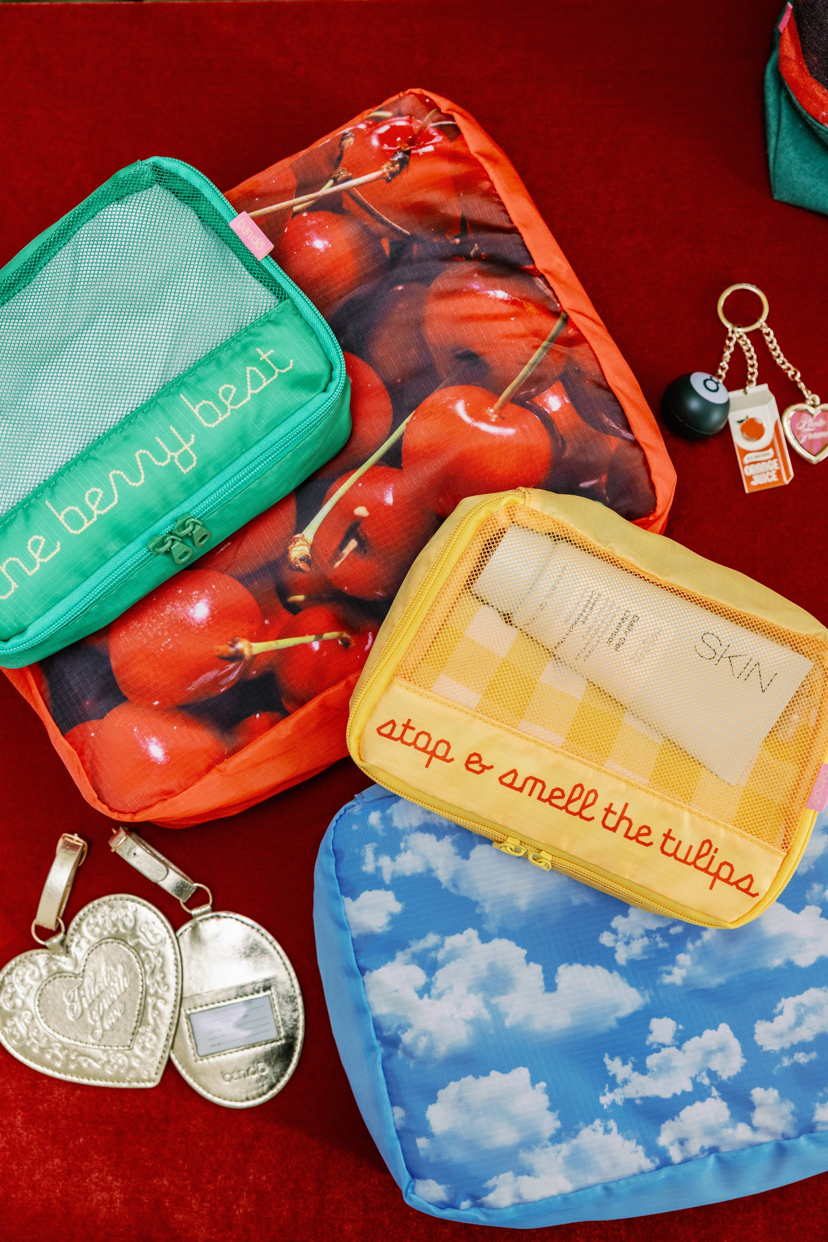 Ban.do - Wholesale Packing Cube - Packing Cube Set, J'adore Les Cerises1