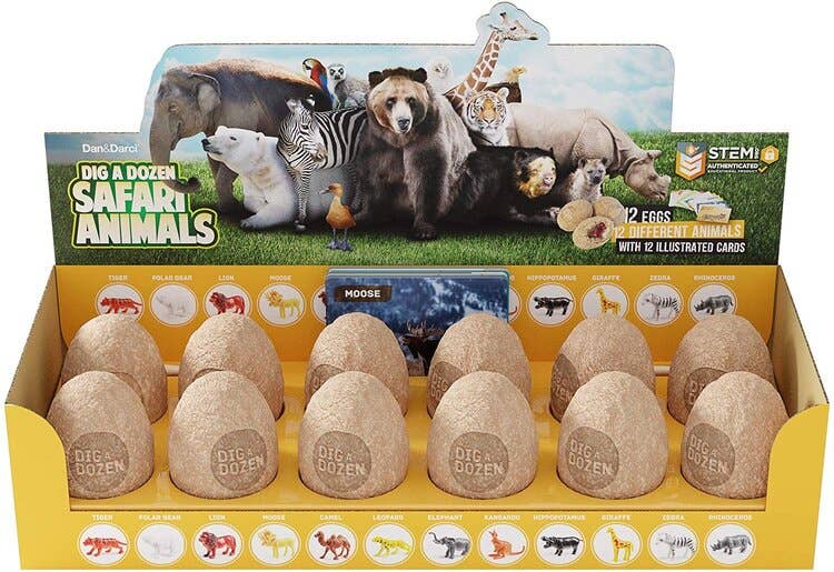 Dan&Darci - Wholesale Toy Set - Kids - Dig a Dozen Safari Animals Kit5