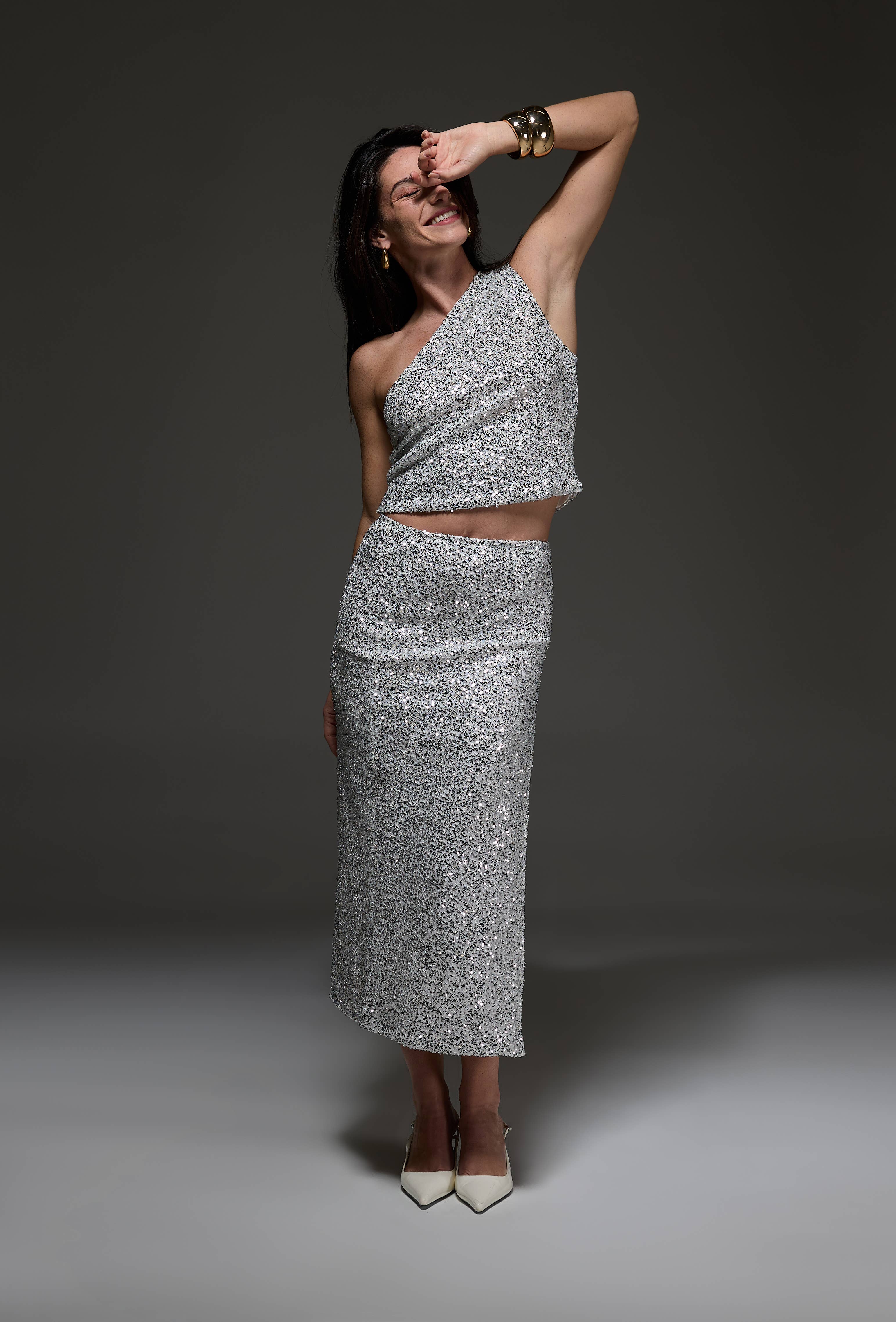 LUCCE - Wholesale Top - Maternity - Sequin top - 16074