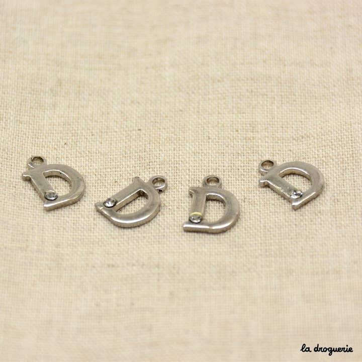 LA DROGUERIE - Wholesale Beads - Rhinestone Alphabet Pearl3