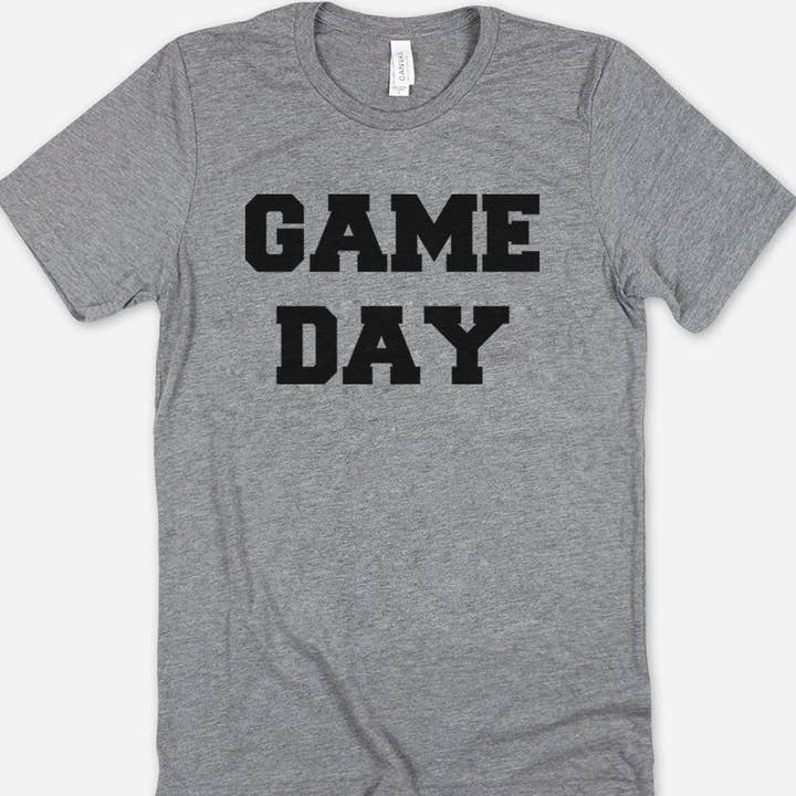 Game Day - Fun Sports Basketball Football T-Shirt and other Purchase Wholesale size 3 footballs. Free Returns & Net 60 Terms on Faire trending on Faire.