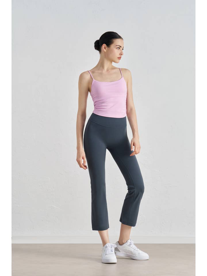 91thelabel - Wholesale Athletic Pants - Women's - Zinnia Lycra® Ankle Flare Yoga Pants