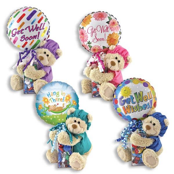 Get Well Feel the Heal Bear Kelliloons - Hard Candy for wholesale by Kelli's
