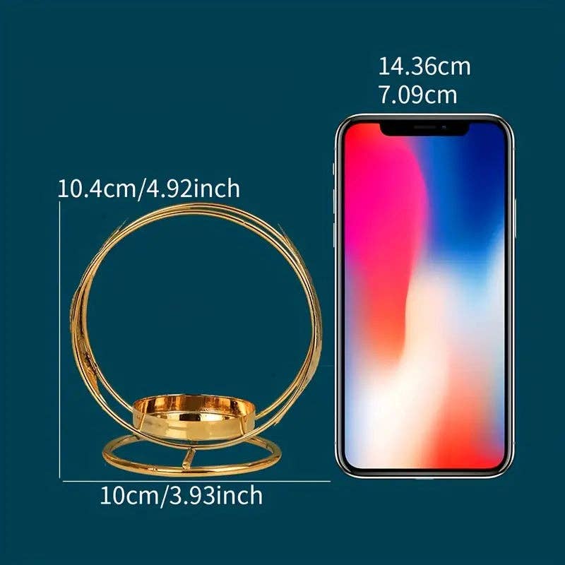 Huis Van Merken - Vendita all'ingrosso Portacandele - Portacandele in ferro nordico – Portacandele decorativo moderno per soggiorno e tavolo da pranzo2