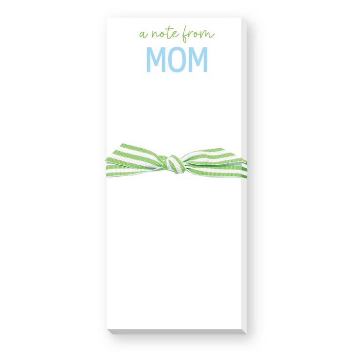Donovan Designs - Wholesale Notepad - NOTE FROM MOM, GRANDMA OR MIMI SKINNIE NOTEPAD