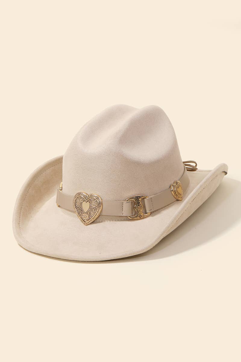 Anarchy Street - Wholesale Fedora - Women's - Western Heart Buckle Cowboy Hat7