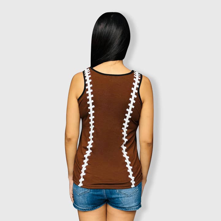 ILTEX Apparel - Wholesale Tank Top - Women's - Football Tank Top2