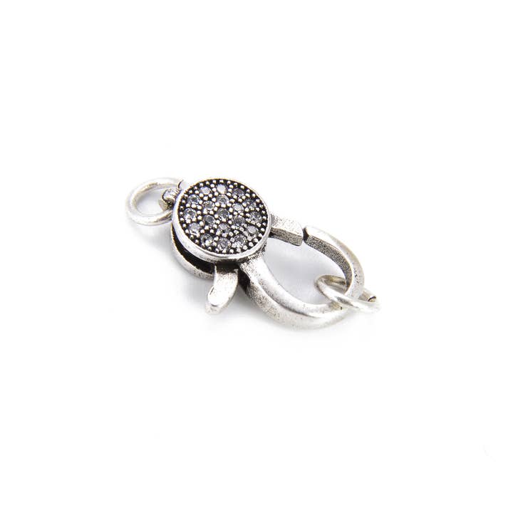 Antique Silver Lobster Clasp for Jewelry Making, CL356 for wholesale by findings4uGem