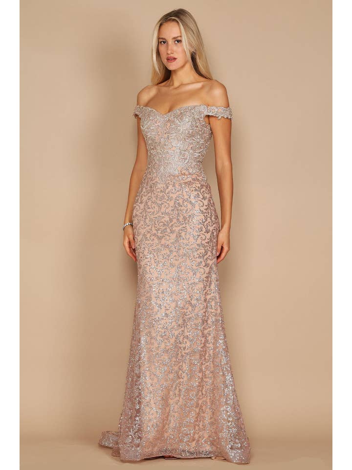 Kos Couture - Wholesale Gown - Women's - Long Mermaid Fitted Evening Dress 19