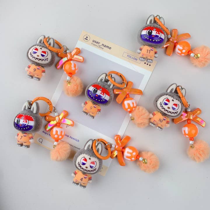 Lilyrosy(Duty free) - Wholesale Keychain - Women's - Netherland World Cup Series Labu Keychain,hoiliday gift