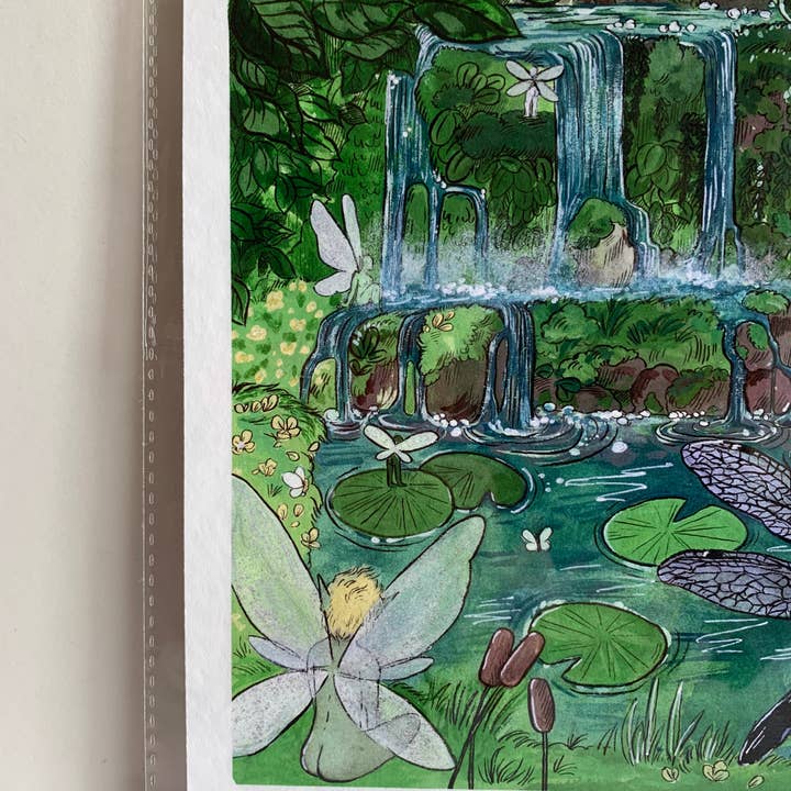 Opal's Art - Wholesale Art Print - Ferngully Falls Print1