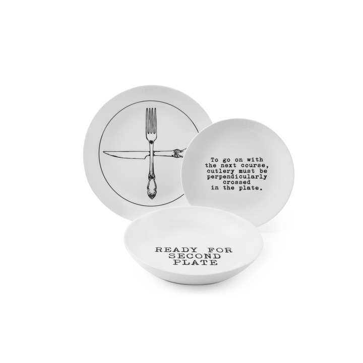 Multicolore Servizio Piatti 18 Galateo in vendita all'ingrosso su Faire5