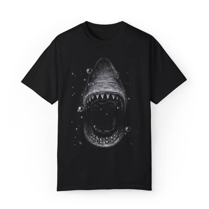 Unique Vintage Shark T-shirt for wholesale by KILLER RETRO