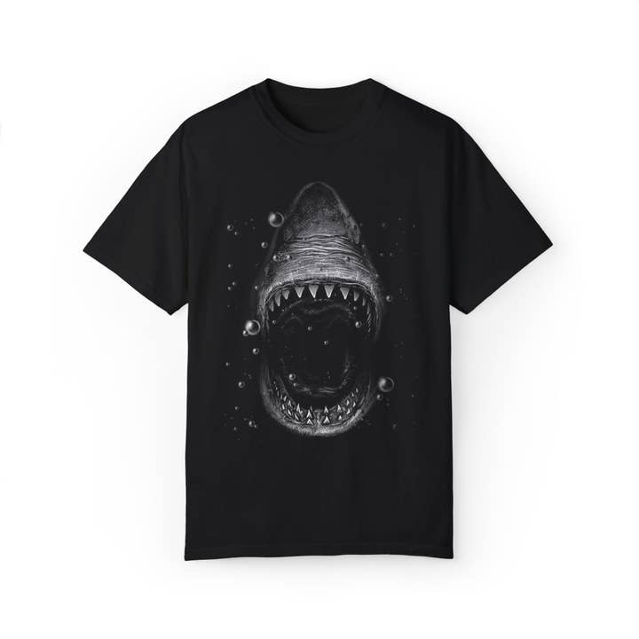 Unique Vintage Shark T-shirt for wholesale by KILLER RETRO