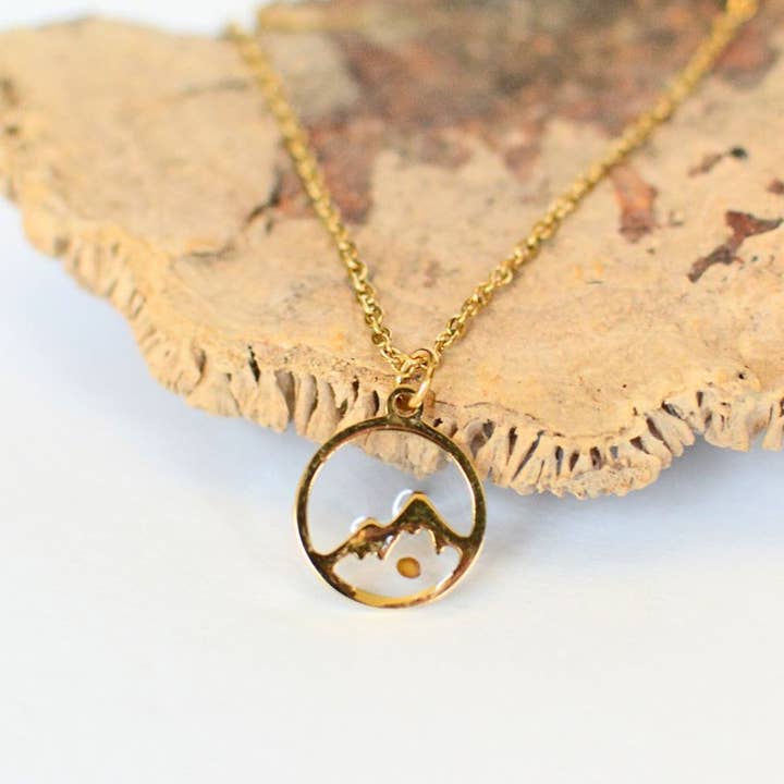 Two and Crew - Faith Based Jewelry & Gifts - Wholesale Pendant/Charm Necklace - Faith Moves Mountains Necklace – Mustard Seed Scripture gift