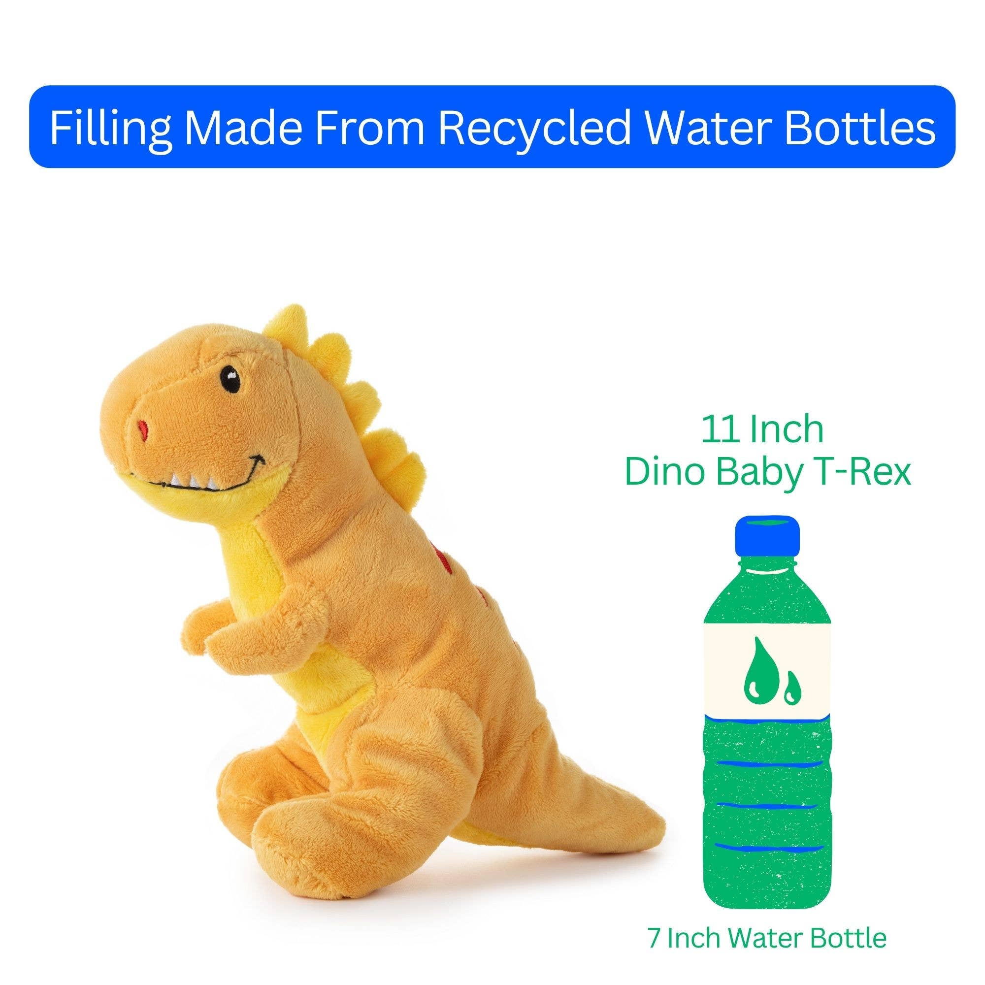 The Petting Zoo – Peluche - Crianças e bebés por atacado – Dinossauro Bebé T-Rex de Peluche 11" (27cm)4