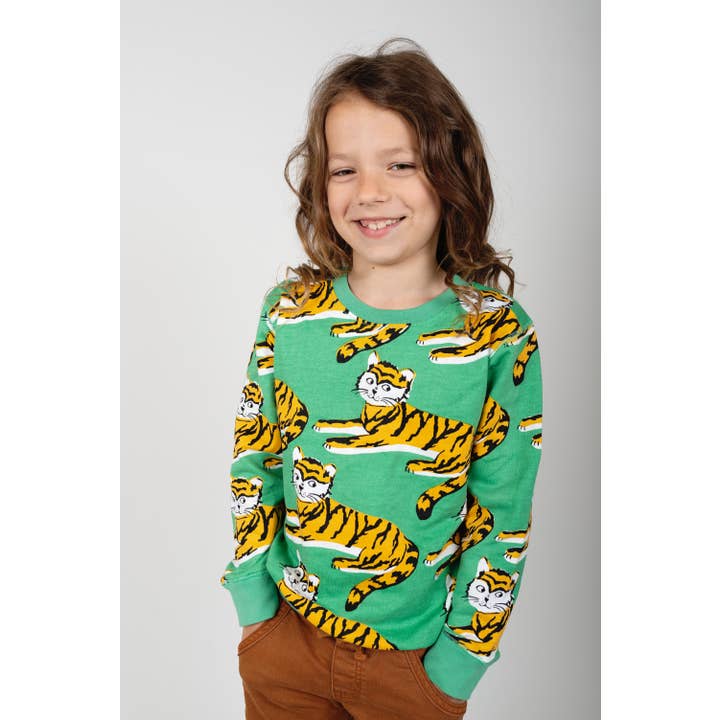 Baby Cats of California - Wholesale Sweatshirt - Kids - Kids Tiger Allover Sweatshirt1