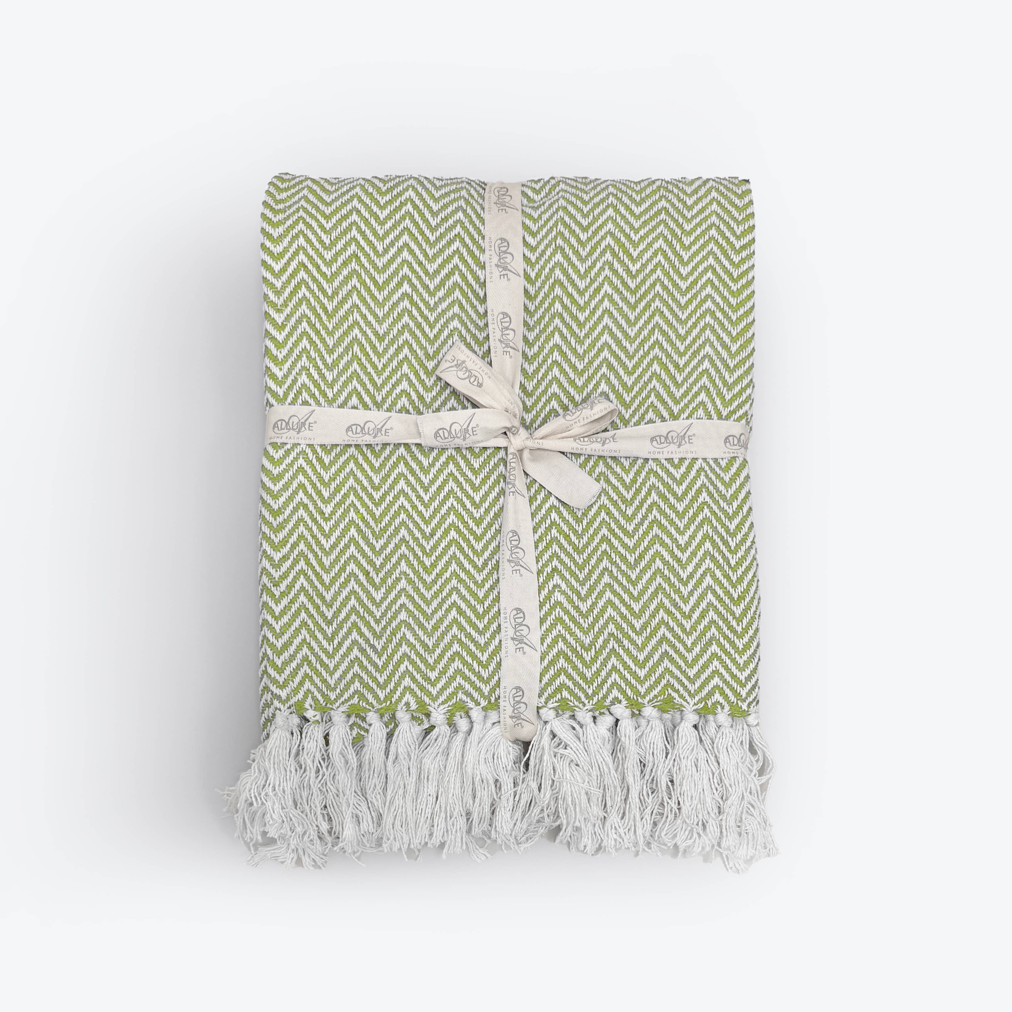 Allure Bath Fashions - Wholesale Decoratiedeken - Audley Chevron visgraat deken - 100% katoen5