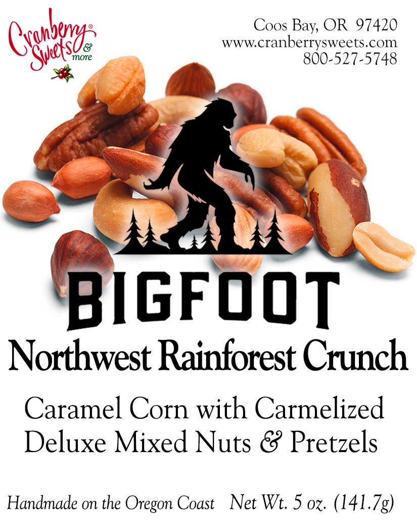 Cranberry Sweets & More - Wholesale Popcorn - Bigfoot Northwest Rainforest Crunch *No Choc.*2