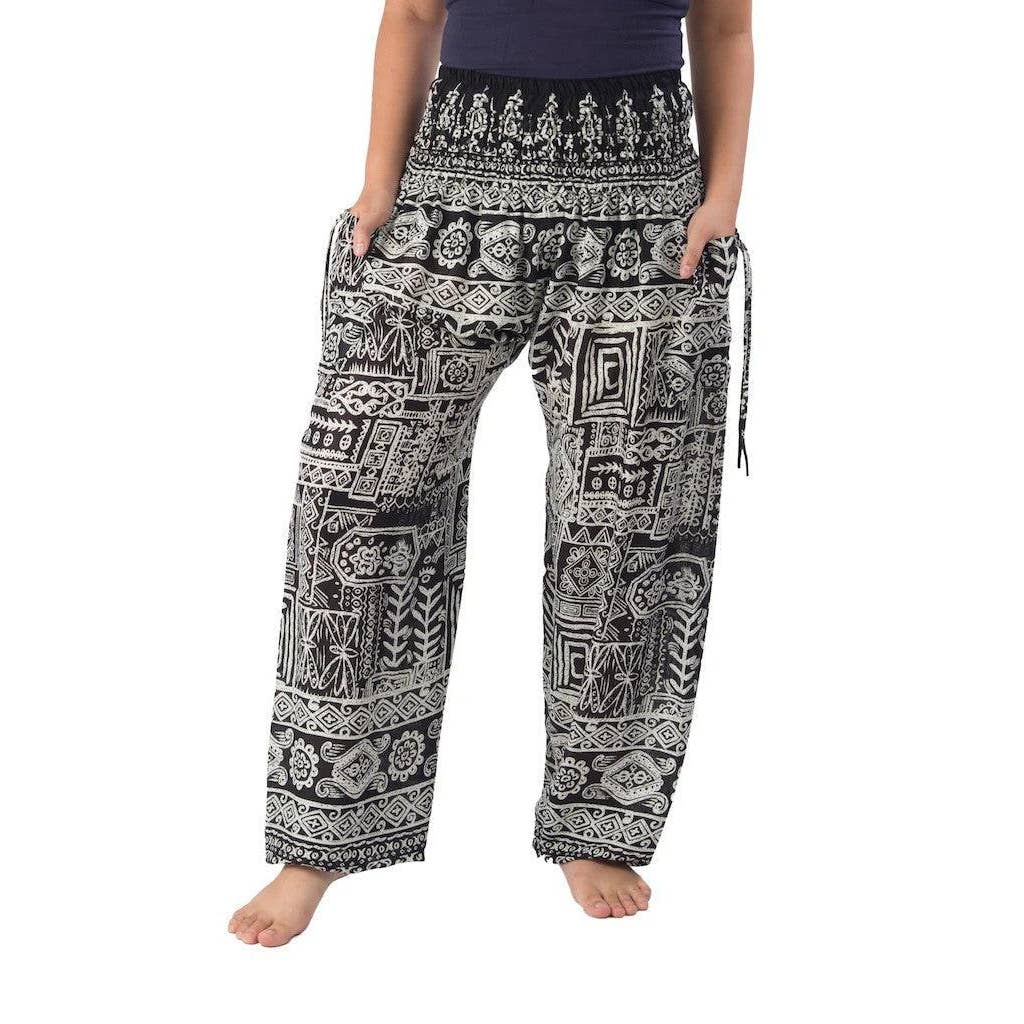 Studio 12 Collective (previously Ethnic Lanna) – Großhandel Hose – Damen – Set: 4er-Pack Haremshosen mit verschiedenen Mustern17