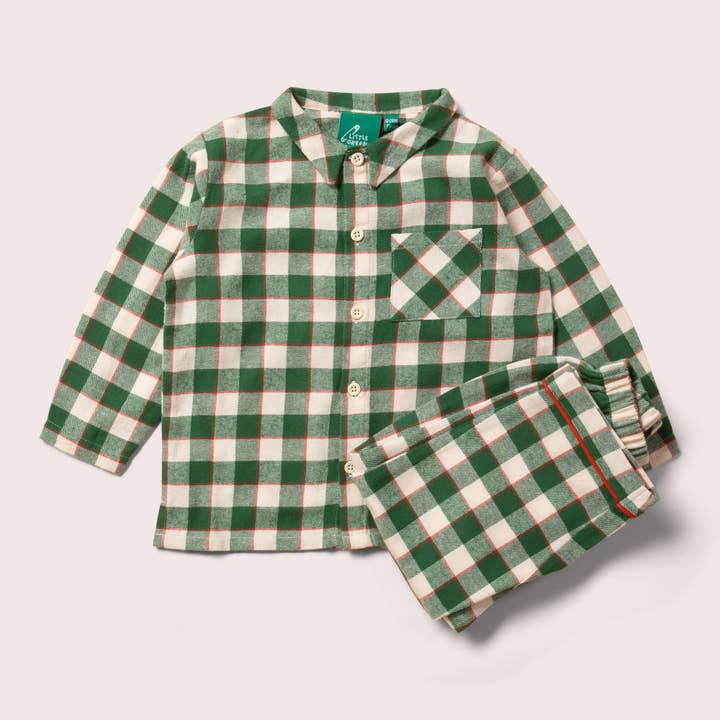 Fern Green Check Classic Pyjamas (Unavailable in US & CA) for wholesale on Faire