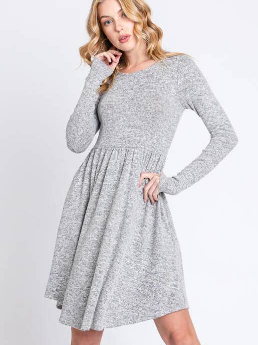 Abito in maglia spazzolata per la vendita all'ingrosso da parte di Final Touch