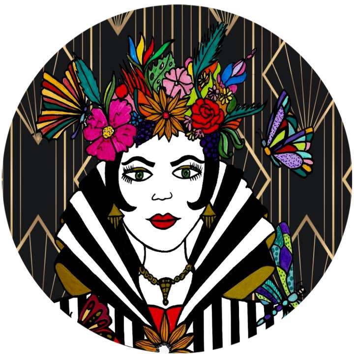 FunkyAdi - Wholesale Compact Mirror - Women Printed Pocket Mirrors2