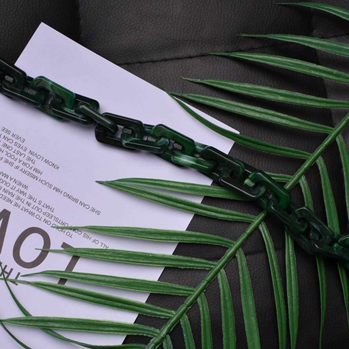 ACCITY - Wholesale Bag Strap - Women's - Acrylic Square Multi-Color Bag Chain,Bag Strap_CWMM509319