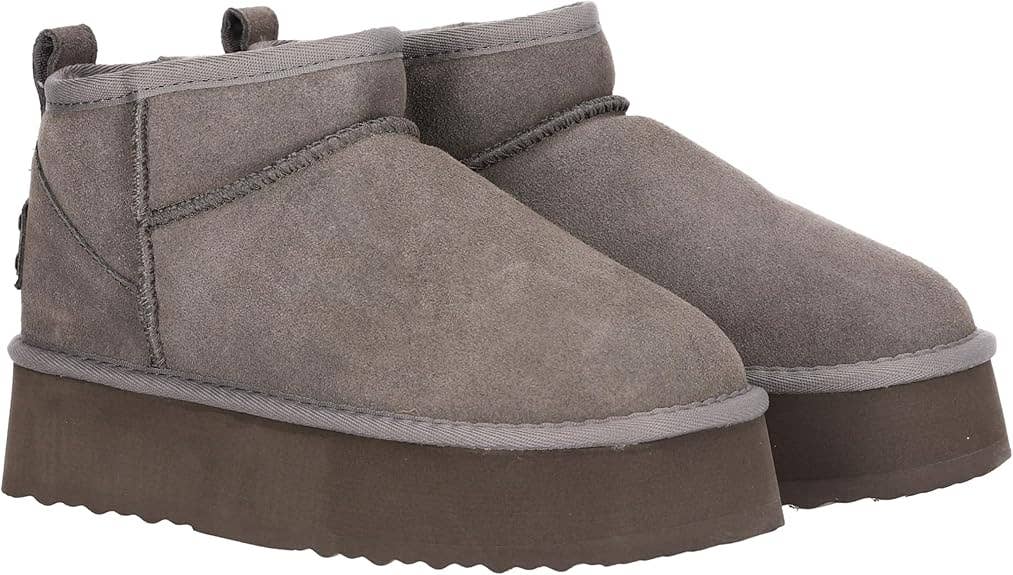 Grigio OB5888 OOG Stivali da donna in pelle con pelliccia Teddy Grigio in vendita all'ingrosso su Faire2