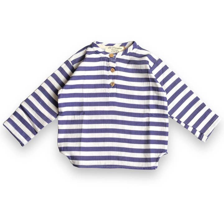 Ökologisches maritim gestreiftes Hemd für den Großhandel von Lil' Paradise Copenhagen