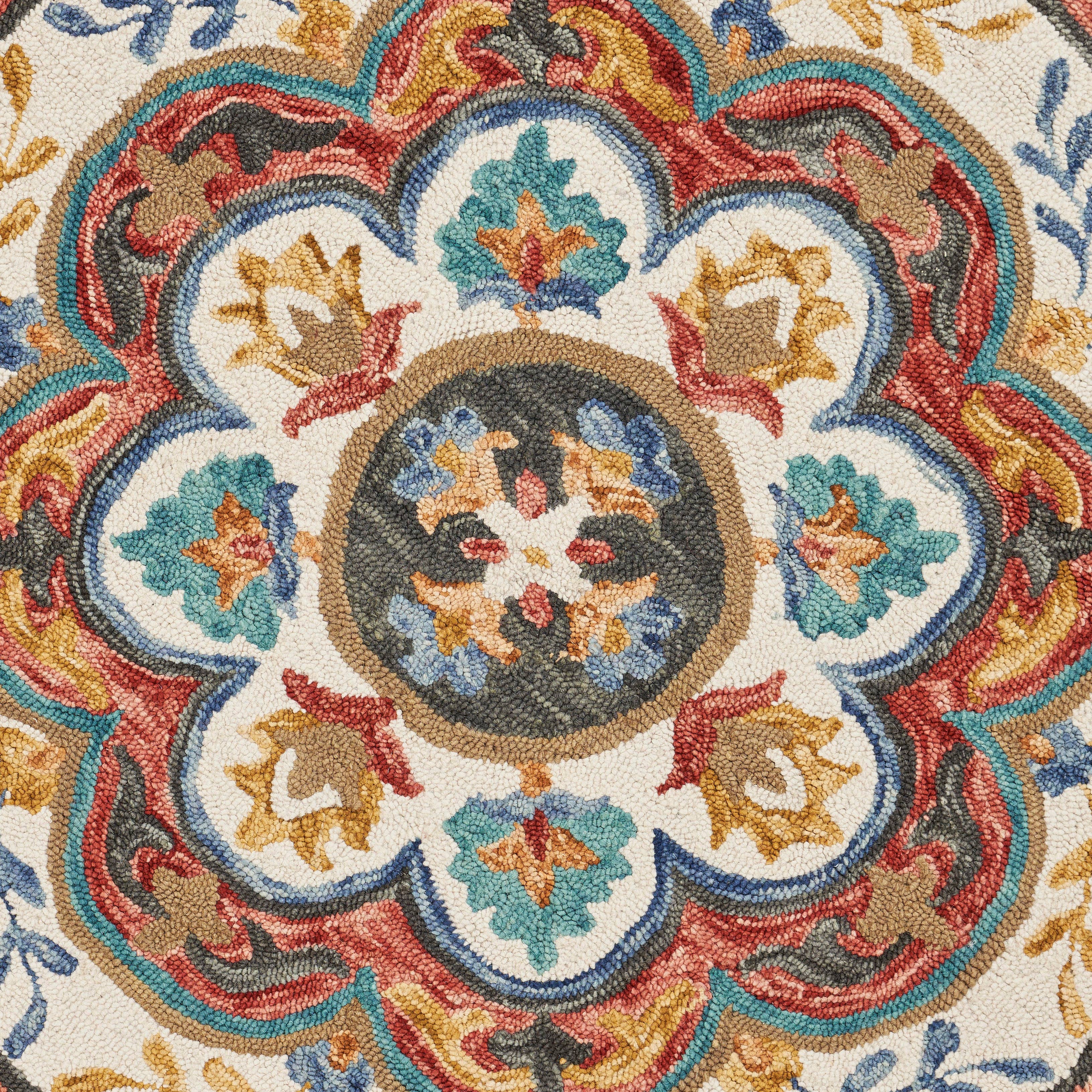 LR Home - Wholesale Area Rug - Nia Classic Scalloped Edge Hand-Tufted Wool Indoor Area Rug50