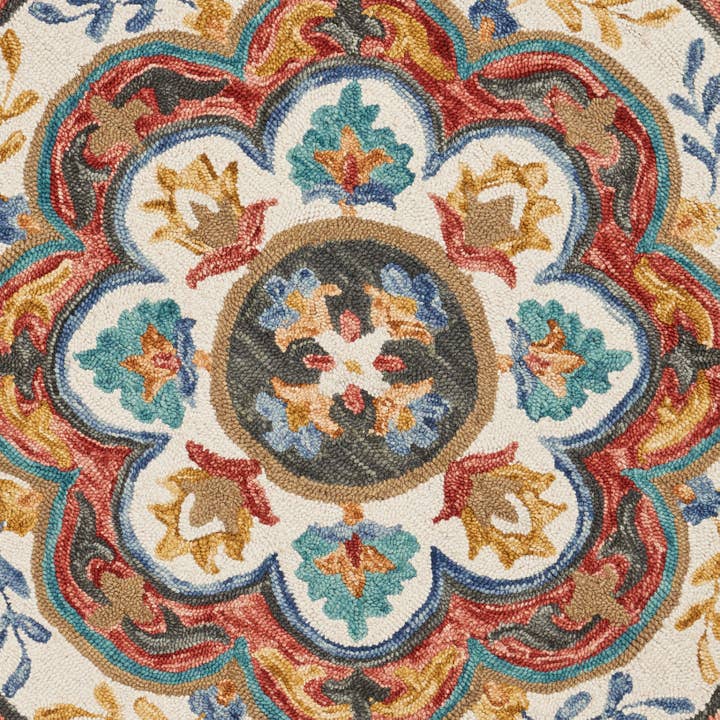 LR Home - Wholesale Area Rug - Nia Classic Scalloped Edge Hand-Tufted Wool Indoor Area Rug50